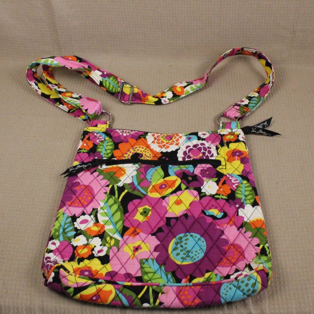 Vera Bradley Va Va Bloom Floral Quilted Crossbody Bag Medium Boho Y2K Retired